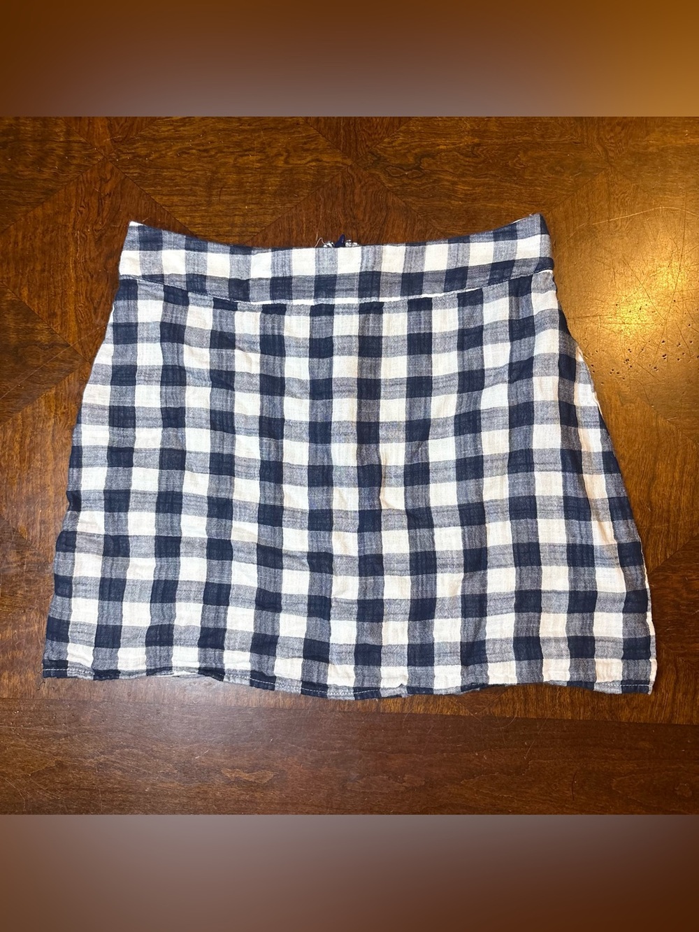 Forever 21 100% cotton gingham mini skirt women’s size S